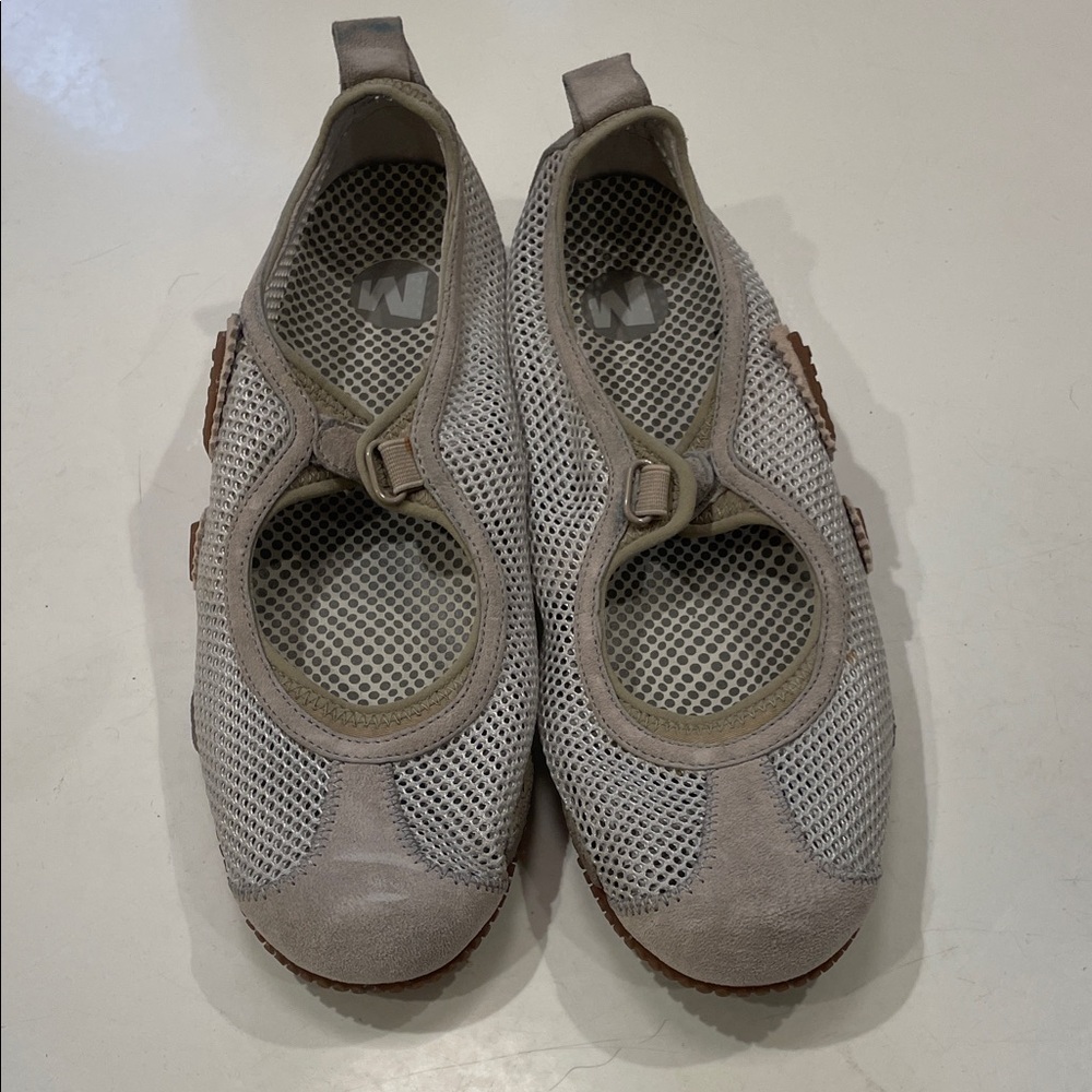 Merrell Tan and Gray Athletic Shoes